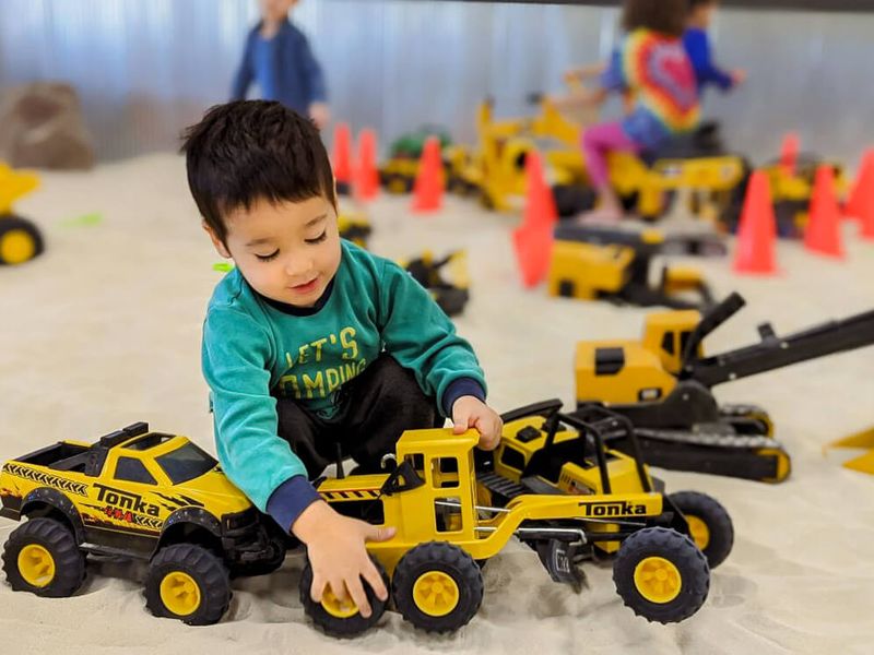 Indoor Sandbox for Kids!