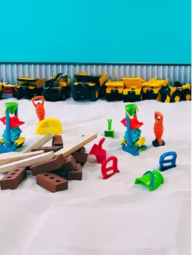 The Sand Place indoor sandbox play area for kids in Aurora Colorado
