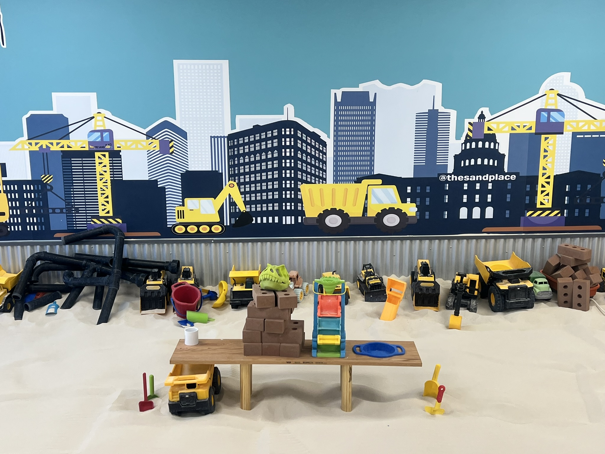 Kids birthday celebration with sandbox play near Denver Colorado