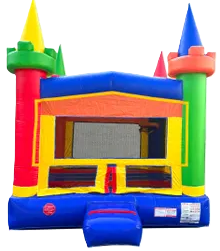 Colored Castle Bounce House
